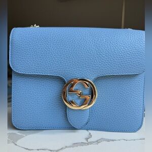 Light Blue Gucci Crossbody Bag